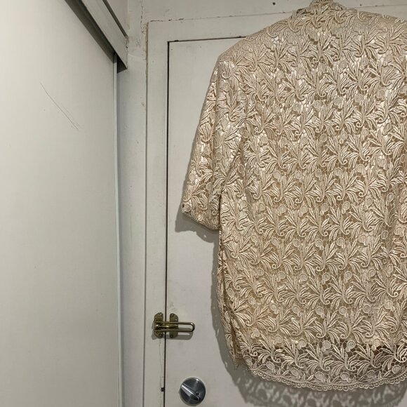 VINTAGE LINED LACE JACKET SIZE S - Picture 7 of 7